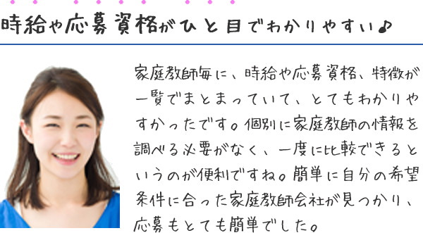 家庭教師バイトのアンケート3